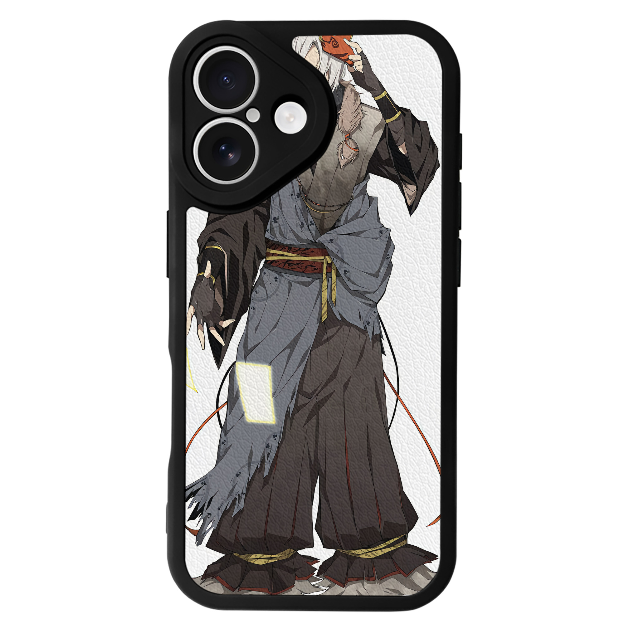 （画像用） 文豪ストレイドッグス Bungo Stray Dogs 【iPhone 16シリーズ対応】シリコンスマホケース（レザー調） 材質：シリコン